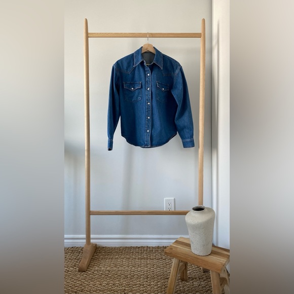 Wilfred Free Denim Shirt - Picture 1 of 5